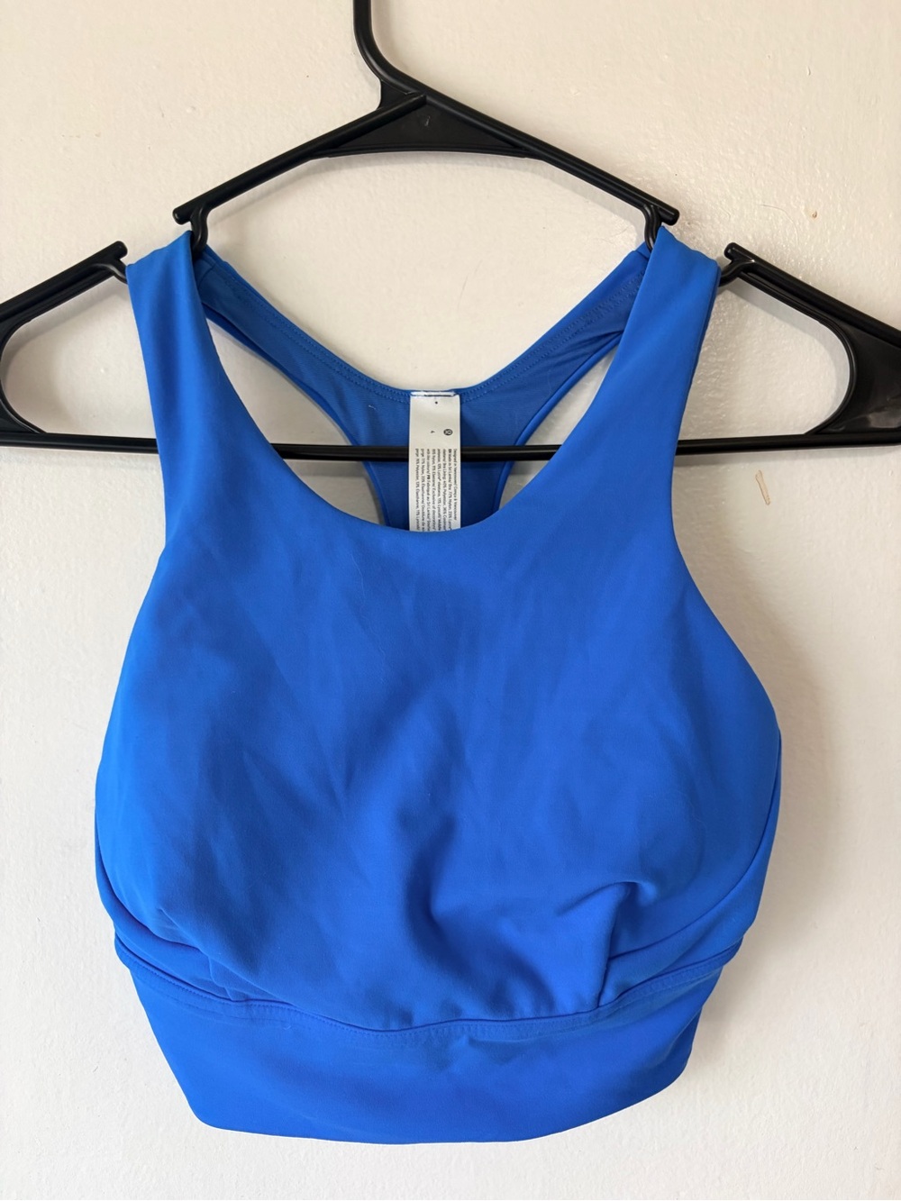 lululemon athletica Electric Blue High-Neck Medium-Support Sports Bra